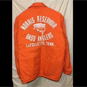 Vintage Bass Anglers Lightweight Jacket by Pla-Jac - Small - Norris Reservoir TN